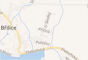 Příčná v obci Třeboň - mapa ulice