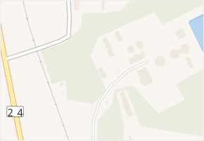 Sídl. Gigant v obci Třeboň - mapa ulice