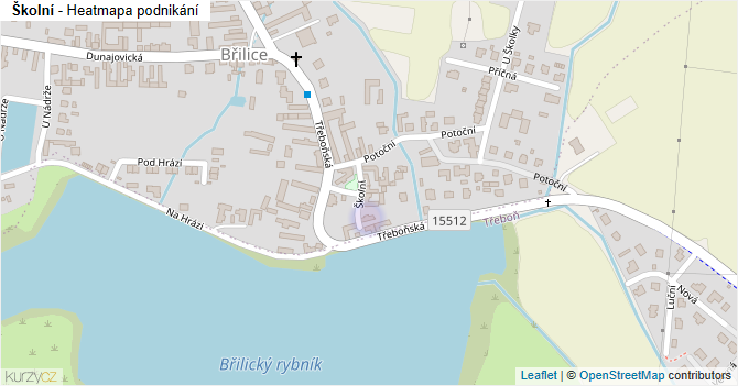 Školní - mapa podnikání