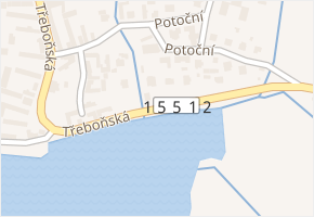 Třeboňská v obci Třeboň - mapa ulice