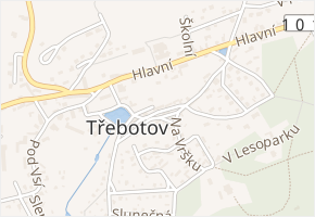 K Mejtku v obci Třebotov - mapa ulice