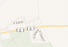 Kolmá v obci Třebotov - mapa ulice