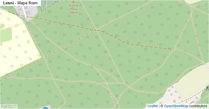 Lesní - mapa firem