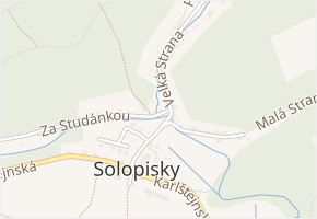 Třebotovská v obci Třebotov - mapa ulice