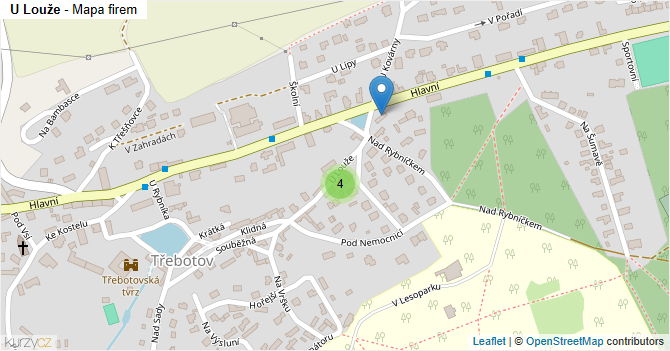 U Louže - mapa firem