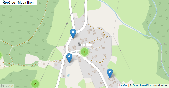 Řepčice - mapa firem