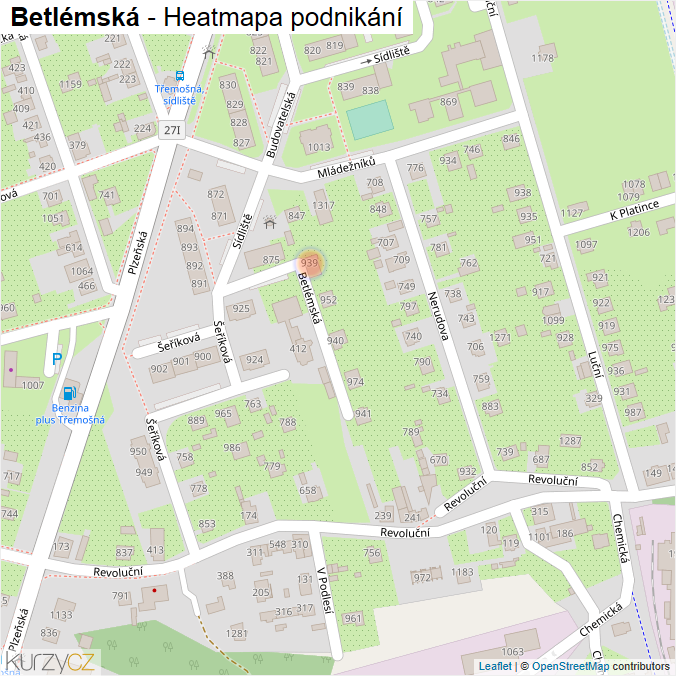 Mapa Betlémská - Firmy v ulici.