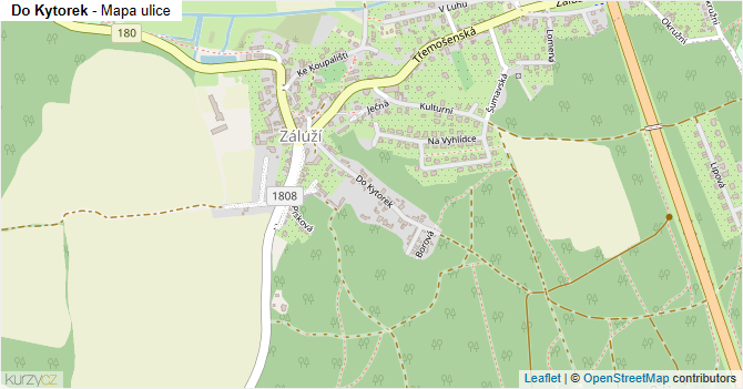Do Kytorek - mapa ulice