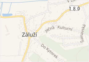 Ječná v obci Třemošná - mapa ulice