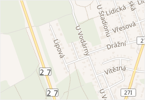 Jedlová v obci Třemošná - mapa ulice