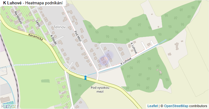 K Luhové - mapa podnikání