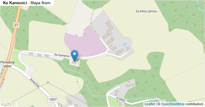 Ke Kamenici - mapa firem
