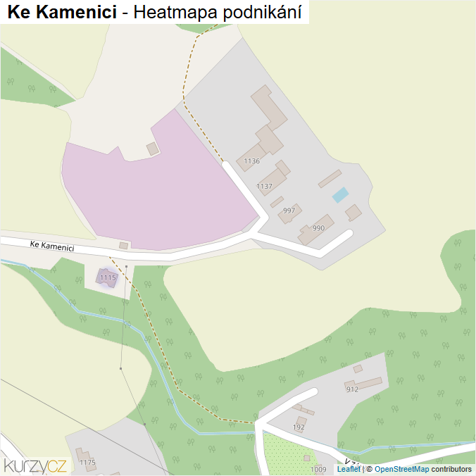 Mapa Ke Kamenici - Firmy v ulici.
