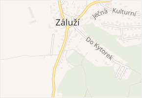 Modřínová v obci Třemošná - mapa ulice