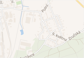 Úzká v obci Třemošná - mapa ulice