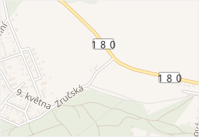 Zručská v obci Třemošná - mapa ulice