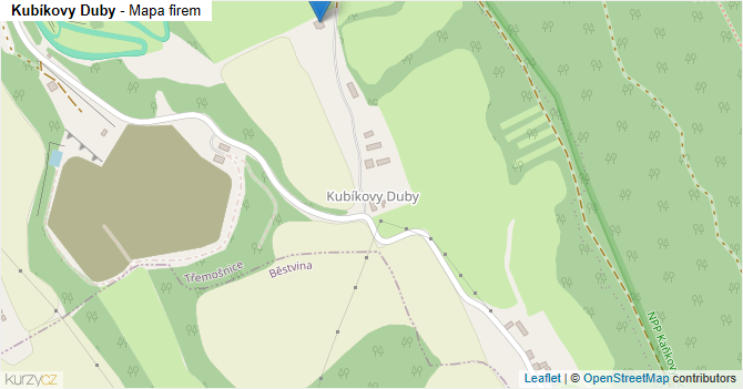 Kubíkovy Duby - mapa firem