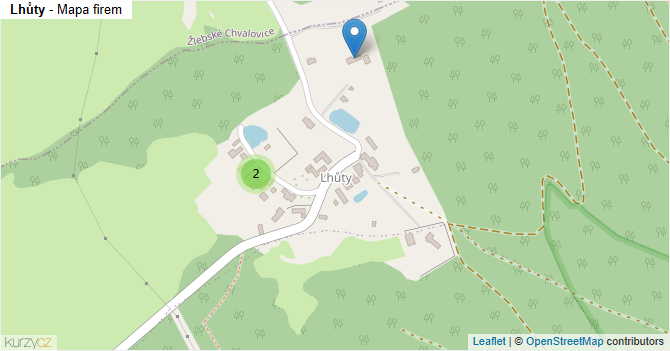 Lhůty - mapa firem