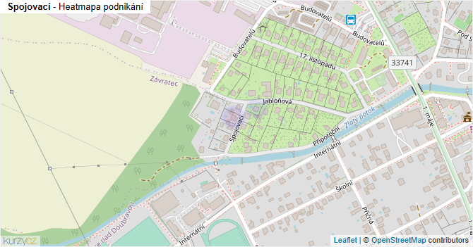 Spojovací - mapa podnikání