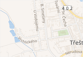 Alšova v obci Třešť - mapa ulice