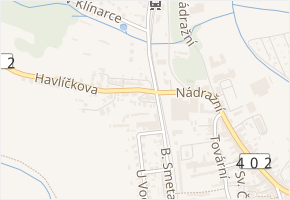 Chaloupecká v obci Třešť - mapa ulice