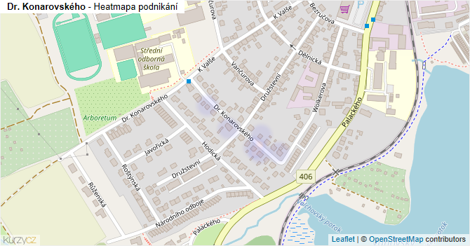 Dr. Konarovského - mapa podnikání