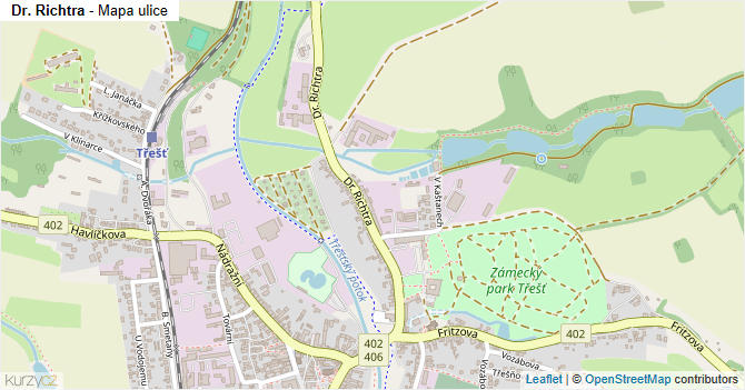 Dr. Richtra - mapa ulice