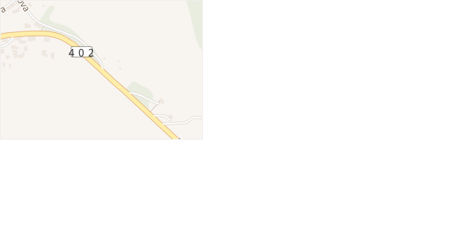 Fritzova v obci Třešť - mapa ulice