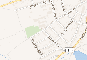 K Valše v obci Třešť - mapa ulice