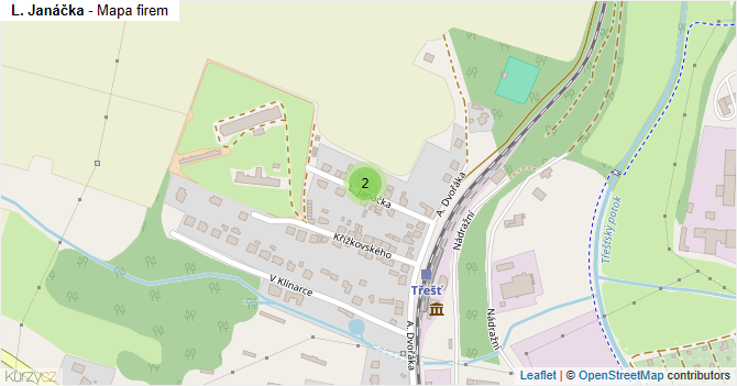 L. Janáčka - mapa firem