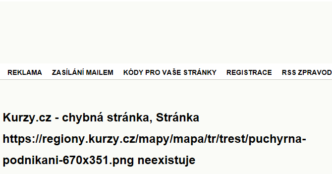 Puchýrna - mapa podnikání