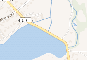 Váňovská v obci Třešť - mapa ulice