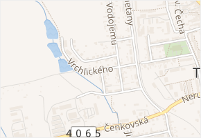 Vrchlického v obci Třešť - mapa ulice