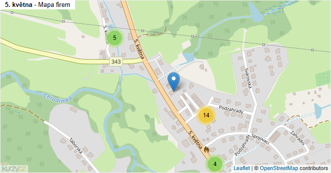 5. května - mapa firem