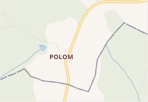 Polom v obci Trhová Kamenice - mapa části obce