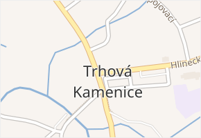 Trhová Kamenice v obci Trhová Kamenice - mapa části obce