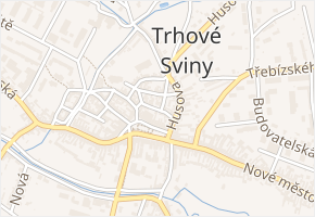 Jiráskova v obci Trhové Sviny - mapa ulice