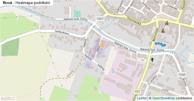 Nová - mapa podnikání