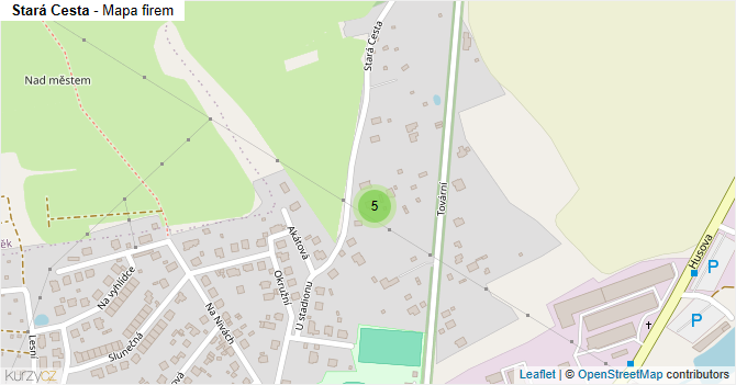 Stará Cesta - mapa firem