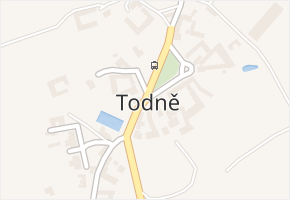 Todně v obci Trhové Sviny - mapa části obce