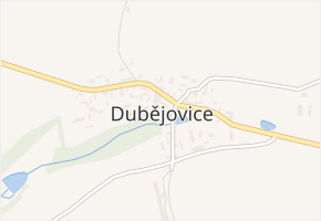 Dubějovice v obci Trhový Štěpánov - mapa části obce