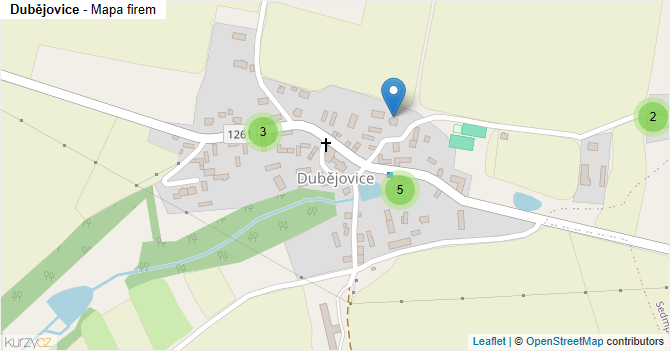 Dubějovice - mapa firem