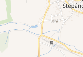 Nádražní v obci Trhový Štěpánov - mapa ulice