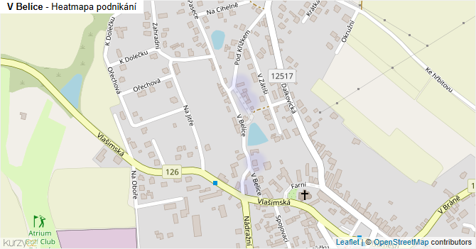 V Belíce - mapa podnikání