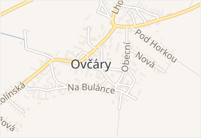 Obecní v obci Tři Dvory - mapa ulice