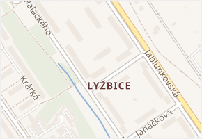 Chopinova v obci Třinec - mapa ulice