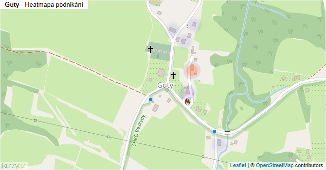 Guty - mapa podnikání