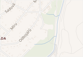 Haldová v obci Třinec - mapa ulice