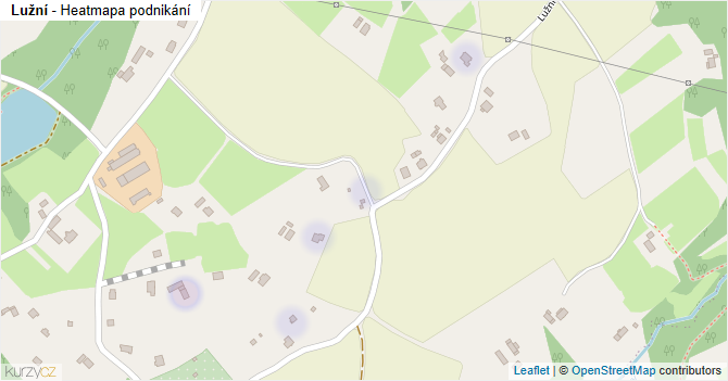 Lužní - mapa podnikání