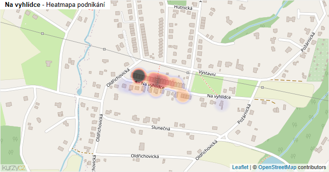 Na vyhlídce - mapa podnikání